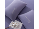 Однотонный сатин постельное белье с вышивкой цвет светло фиолетовый (1.5 спальное, двуспальное, Евро и Дуэт семейный) CH051