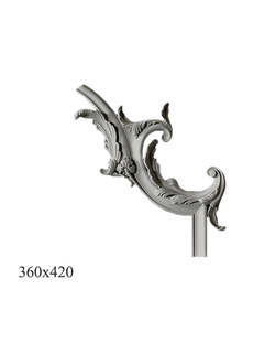 угол для молдинга У-02 из гипса для потолка и стен