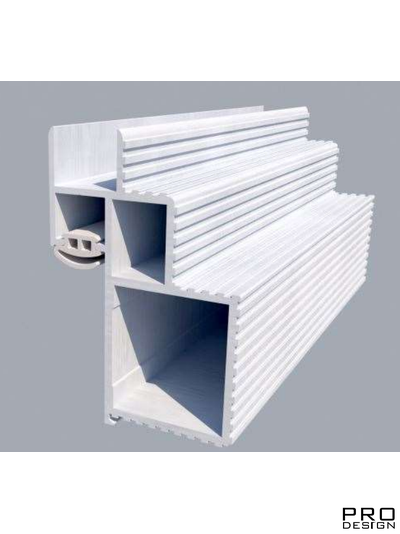Алюминиевый короб для скрытых дверей Pro Design RAL 9005