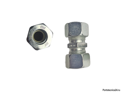 Соединитель трубы прямой Д15 мм