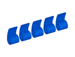 !АНАЛОГ! Technic, Panel Curved 2 x 1 x 1, Blue (89679 / 6385238) / 5 шт.