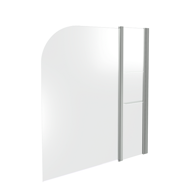 Шторка BAS SCREEN HS-100-C-CH 100х140 распашная, прозрачная