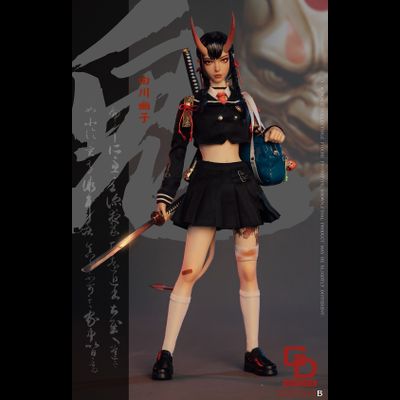 ПРЕДЗАКАЗ - Японская школьница-демон Юко - Коллекционная ФИГУРКА 1/6 scale Onihime Part 2 Yuko Yukawa (GD97011B) - GDTOYS  ?ЦЕНА: 23200 РУБ.?
