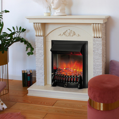 камин Corfino WT с очагом Fobos