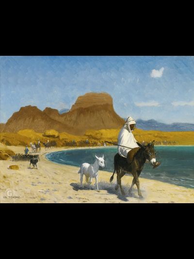 Картина обогреватель, репродукция Жан-Леона Залив Акаба