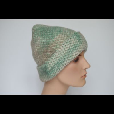 Шапка с отворотом Vizio Италия 8091 CRY мятная