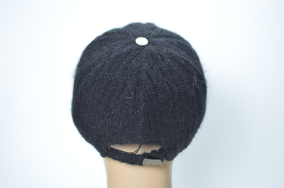 Зимняя черная бейсболка Вицио Италия