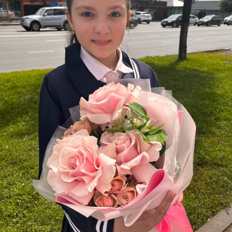 Букет с французскими розами