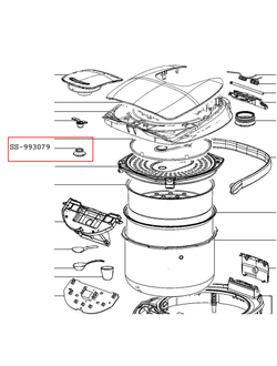 Уплотнитель клапана мультиварки Moulinex