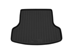 Коврик в багажник пластиковый (черный) для Nissan Almera ВАЗ (13-18)  (Борт 4см)