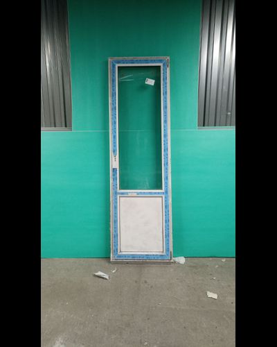 Бу2300-ДВЕРЬ БАЛКОННАЯ Б/У ШИРИНА 700 ВЫСОТА 2320 , ПРОФИЛЬ 60, 24 СП (ОДНОКАМЕРНЫЙ)