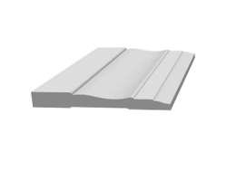 Плинтус Ultrawood BASE 003, ЛДФ-декор, влагостойкий, ударопрочный, 2,4м, под покраску