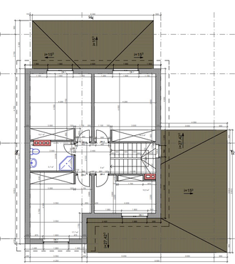 Двухэтажный дом с четырьмя спальнями 190м² (S45)