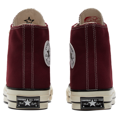 высокие  кеды Converse Chuck 70 высокие бордовые фото сзади
