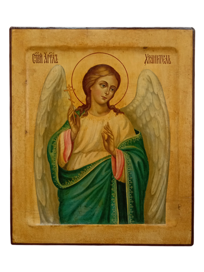 Ангел-Хранитель. Рукописная икона.