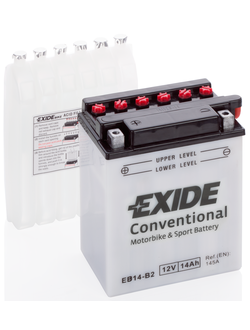 АККУМУЛЯТОР EXIDE Conventional EB14-B2 L+ 14AH 145А (EN)
