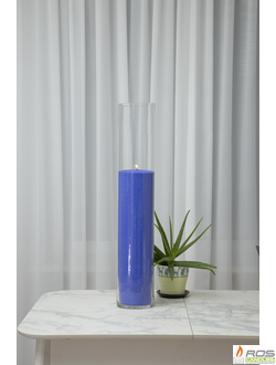 Насыпная свеча "Цилиндр 80 см", фиолетовая "Фиолетовый"