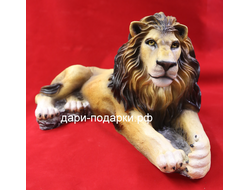 ЛЕВ - царь зверей  34*63см   5кг   полистоун Россия  4498/016784*
