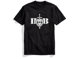Футболка чёрная #6 на День пограничника