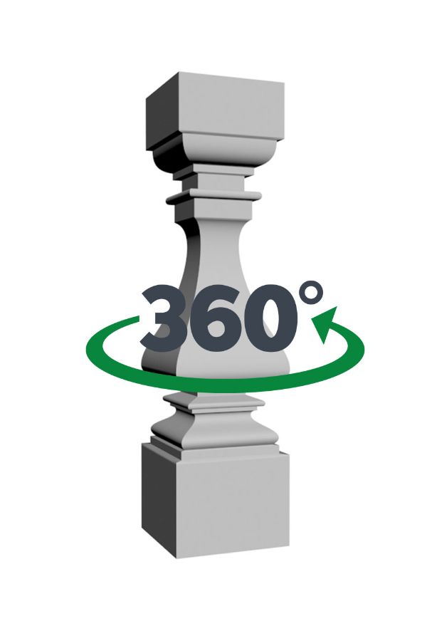 3Д модель БЛН-001 бетонная