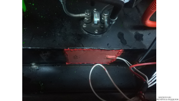 Подогрев топливного бака в месте забора