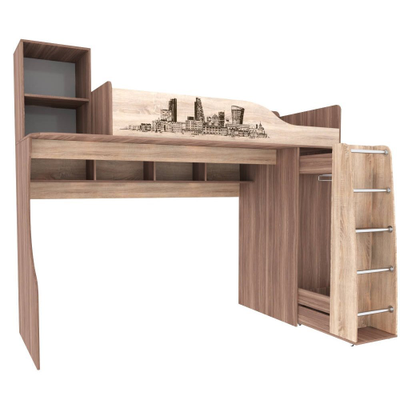 Кровать-чердак "Орион" Подростковая спальня