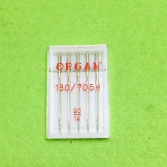 Иглы УНИВЕРСАЛЬНЫЕ для бытовых машин. &quot;Organ&quot; (Вьетнам), 1 пенал (5шт и 10шт).