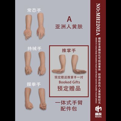 Набор сменных жестовых рук - 1/6 - ARM (MH2202A) - MAHA studio