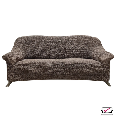 Чехол на 3х местный диван Микрофибра Марсала. Защита мягкой мебели от животных.