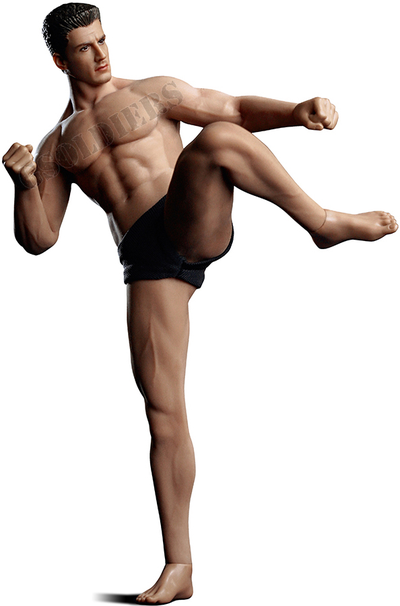 Супер-подвижное бесшовное мужское тело с головой - Коллекционная фигурка 1/12 scale Super Flexible Male Seamless Body (Including head) (PH2019-TM01A) - TBLeague