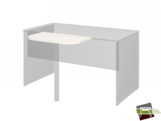 Столешница приставная L-81 Сосна Скандинавия 700*380*25 мм (Ш*Г*В)