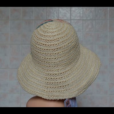 Женская шляпа с рисунком Vizio Италия 5750 FF2 желтая