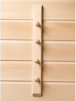 Вешалка «Классика» 4 крючка, липа