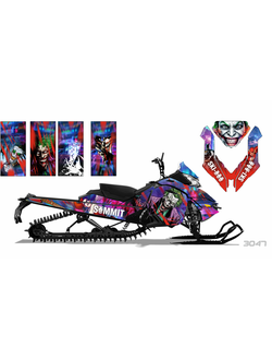 SKI DOO summit T3 2013 2014 2015 снегоход мотопленка.рф наклейки джокер