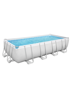 Bestway 56670  Каркасный бассейн Power Steel 488х244х122см, 11532л, фил.-насос 3028л/ч, лестница, тент, попл.-доз.