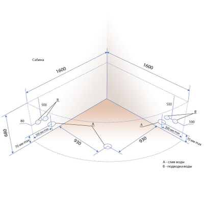 Акриловая ванна Triton Сабина 160х160