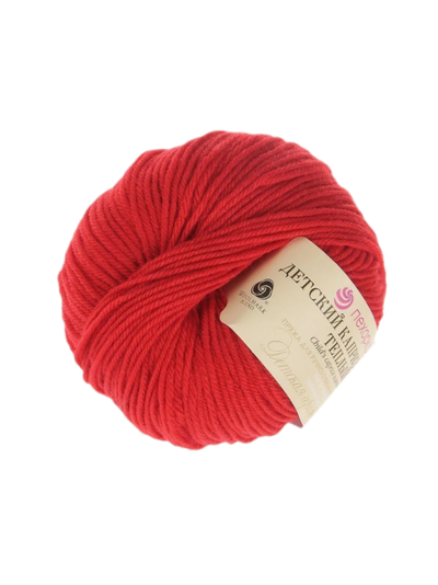 Детский каприз теплый (Пехорка) цвет №06 красный