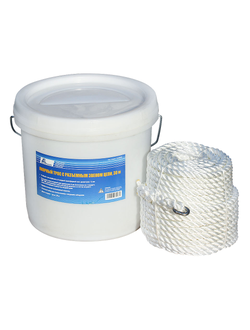 Трос трехпрядный Мореман для комбинированных лебедок, 30 м, 12 мм