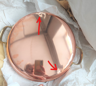 Медная сковорода Португалия  арт. У-5126