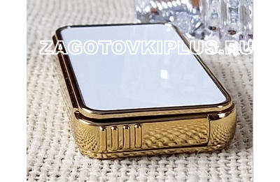 Зажигалка двухсторонняя с бортиками  в подарочной коробочке в комплекте с пластинами для сублимации