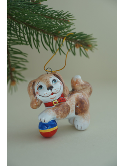 Щенок Арчи с мячом - собачки