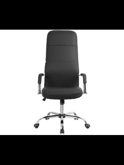 Офисное поворотное кресло Kingstyle SHL-16 Glance PU Chrome (черный)