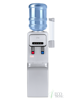 Кулер Ecotronic V32-LCE silver со шкафчиком