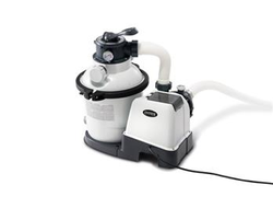 Песочный фильтр-насос Intex Krystal Clear, 4,5м3/ч, резервуар для песка 12кг, арт. 28644