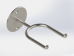 Крючок-держатель для костылей, длина 120 мм.