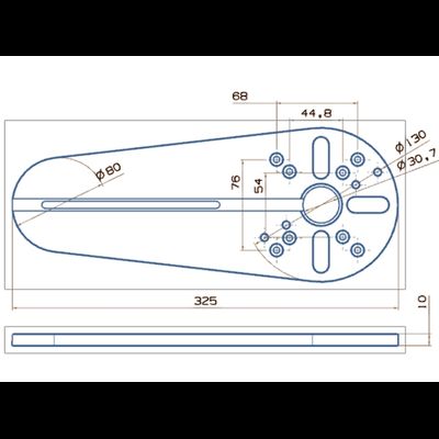 Циркуль для ручного фрезера