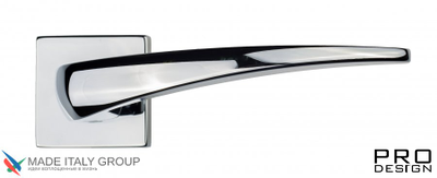 Дверная ручка Venezia Unique "MIAMI" полированный хром