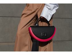 SLICY BAG 2116 Черный/фуксия