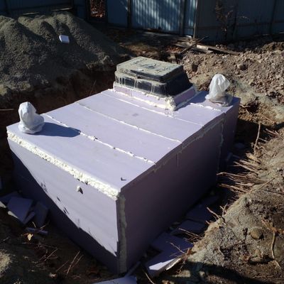 Монтаж пластиковых погребов TINGARD (Тингард)