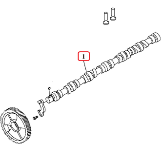 6735-41-1111 Вал распределительный  Komatsu